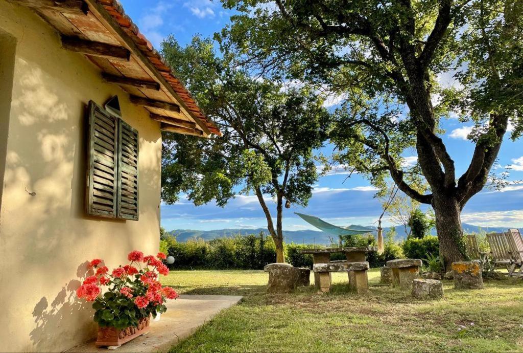 Casa Le Rondini Toscana Bucine Bagian luar foto
